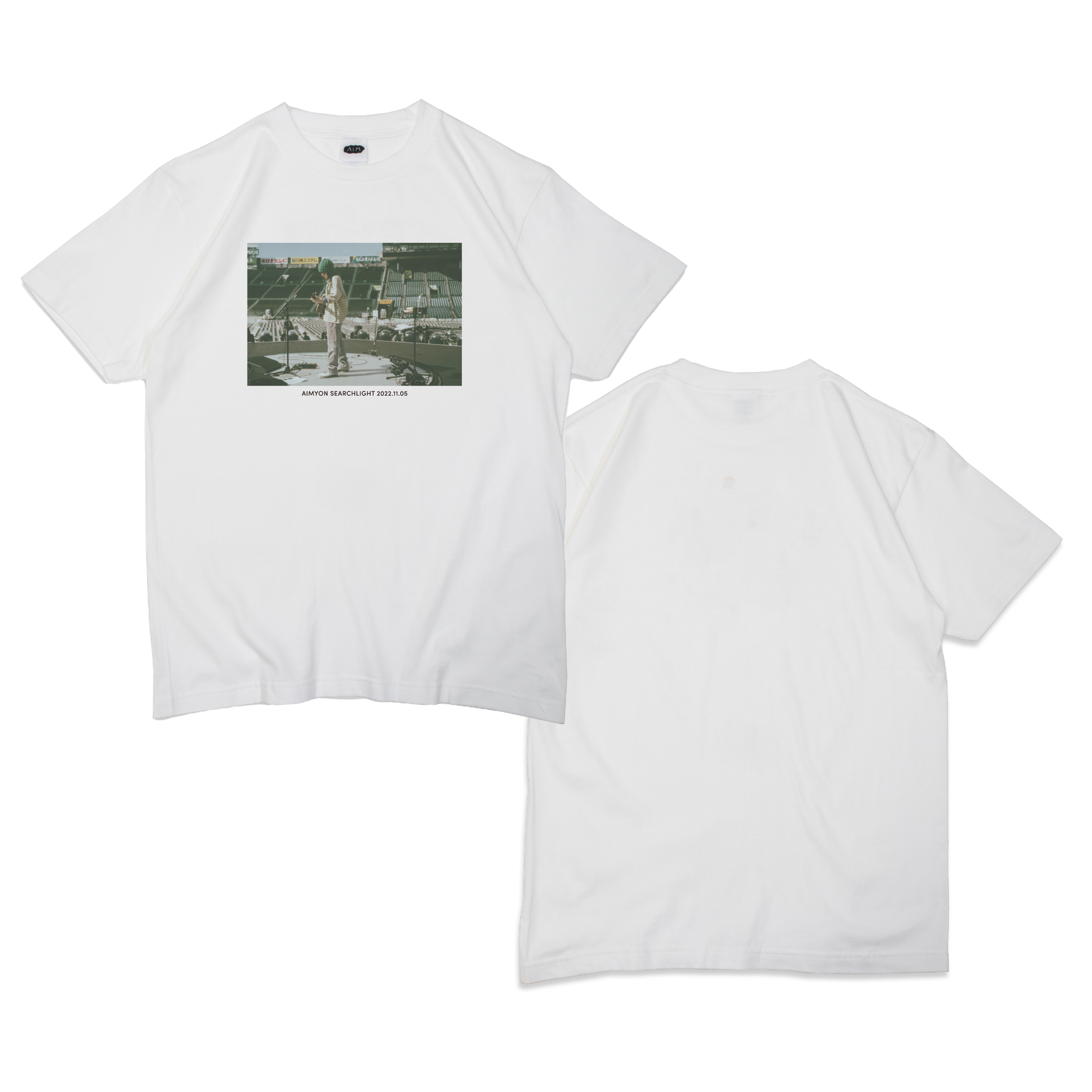 あいみょん　tシャツ　ホワイト　L AIM STORE にて Live & Documentary Film 